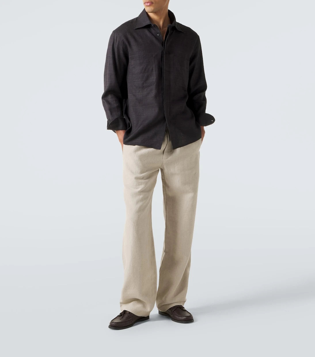 Saman Amel - Regis silk shirt jacket