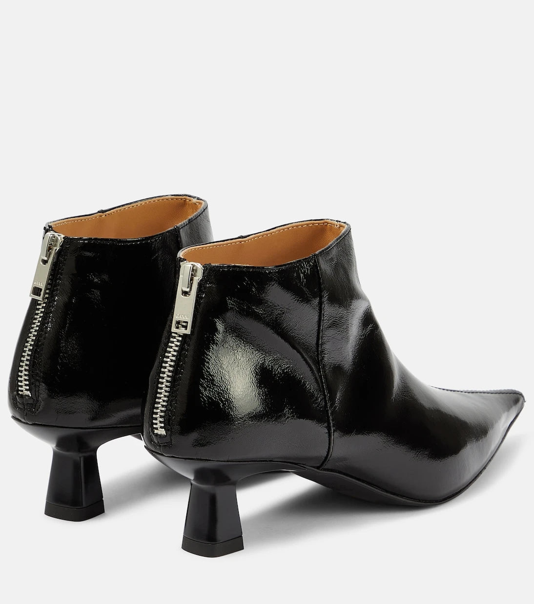 Ganni - Zip-up ankle boots