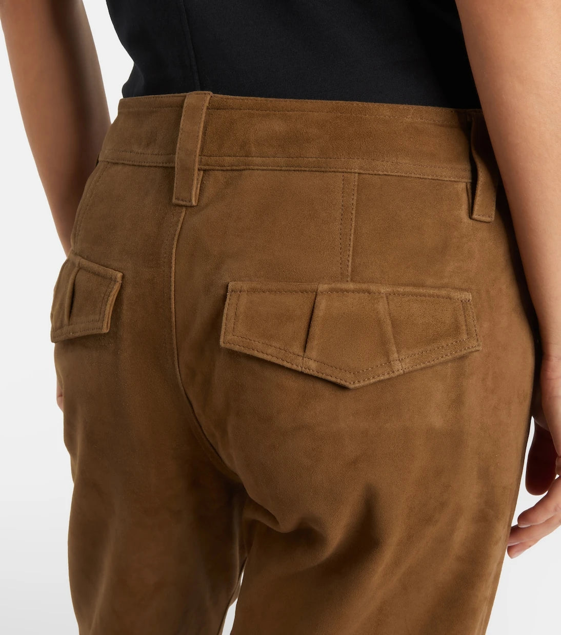 Isabel Marant - Suede straight-leg pants