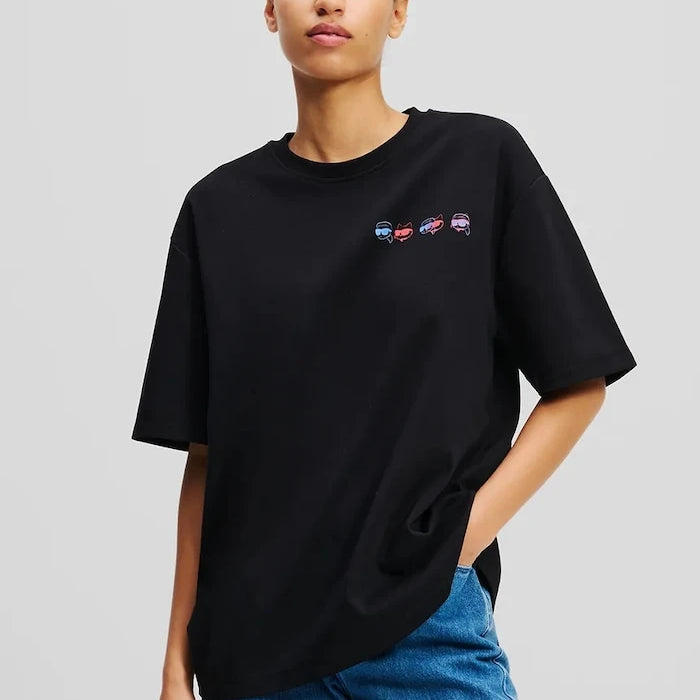 Karl Lagerfeld IKON Pamuklu Tişört