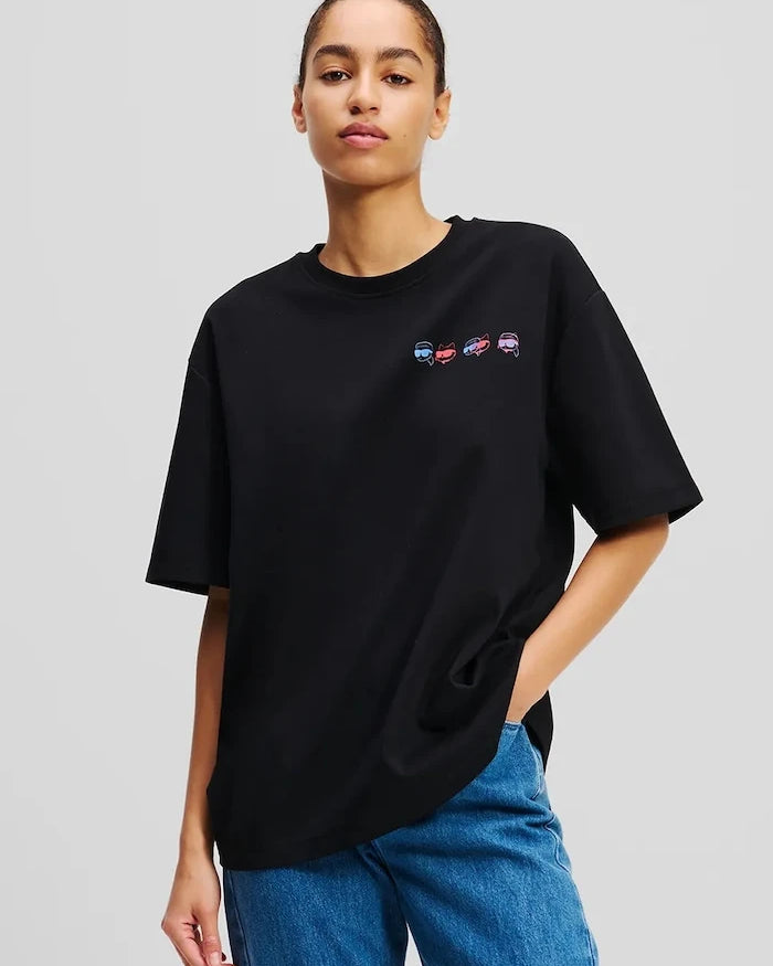 Karl Lagerfeld IKON Pamuklu Tişört