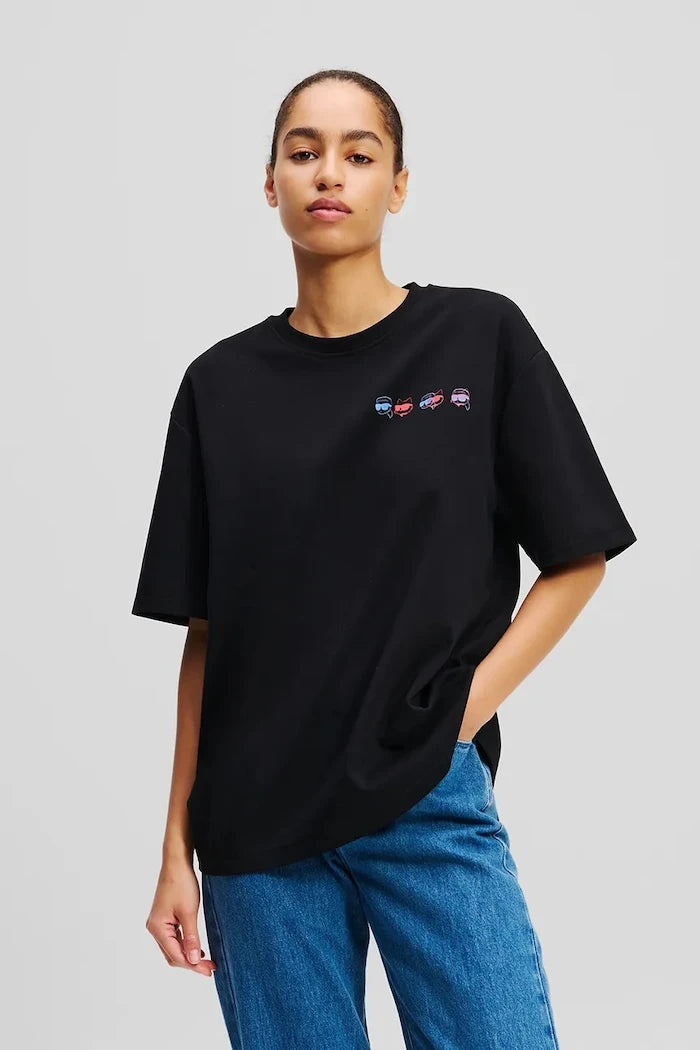 Karl Lagerfeld IKON Pamuklu Tişört