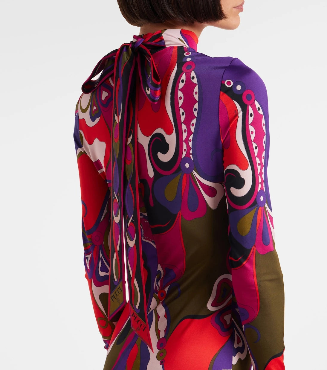 Pucci - Orchidee jersey minidress