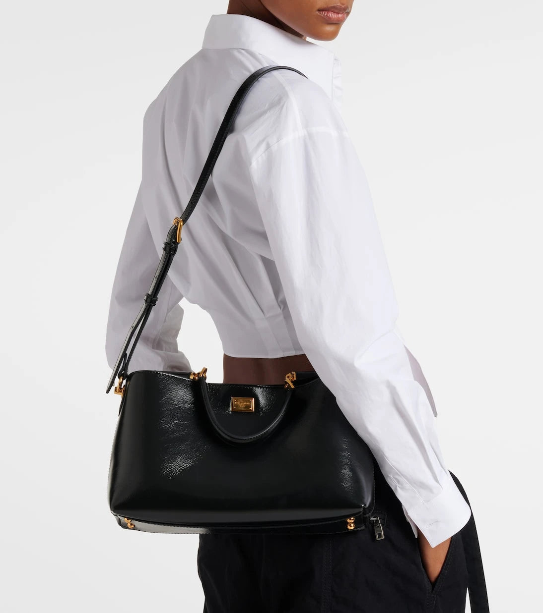 Dolce&Gabbana - Vittoria leather tote bag