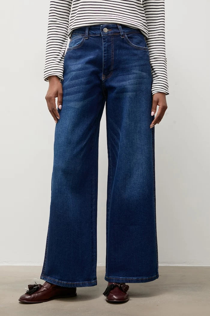 Kadın wide leg jean