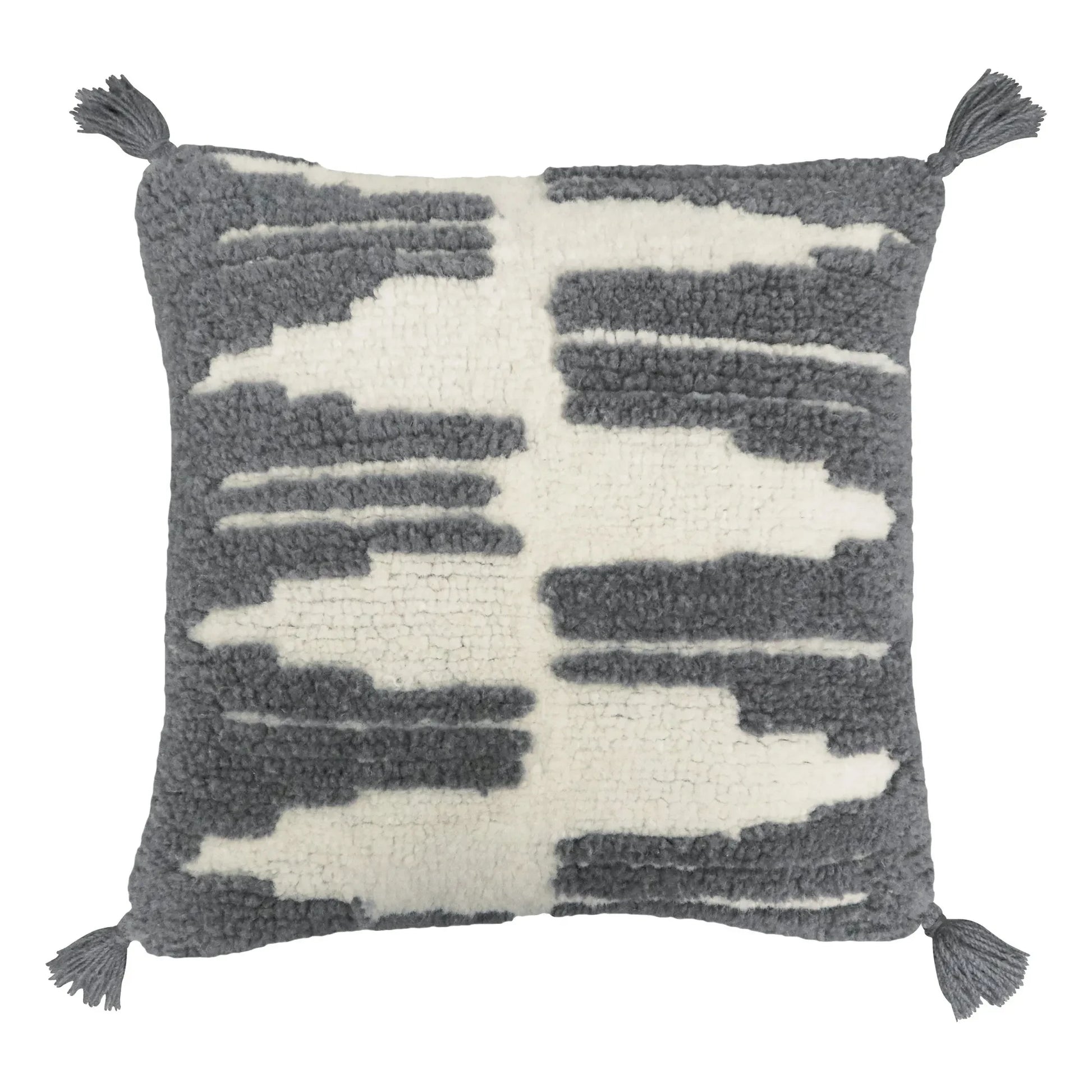 Lorena Canals x Smallable - Zagros Square Cushion - Smallable x Lorena Canals | Charcoal grey