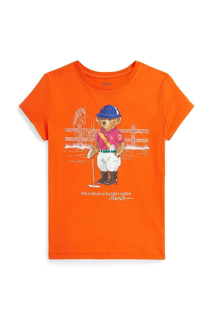 Детска памучна тениска Polo Ralph Lauren
