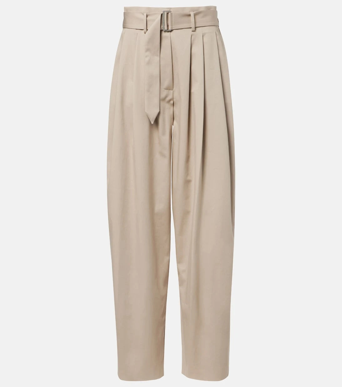Magda Butrym - Belted cotton-blend tapered pants