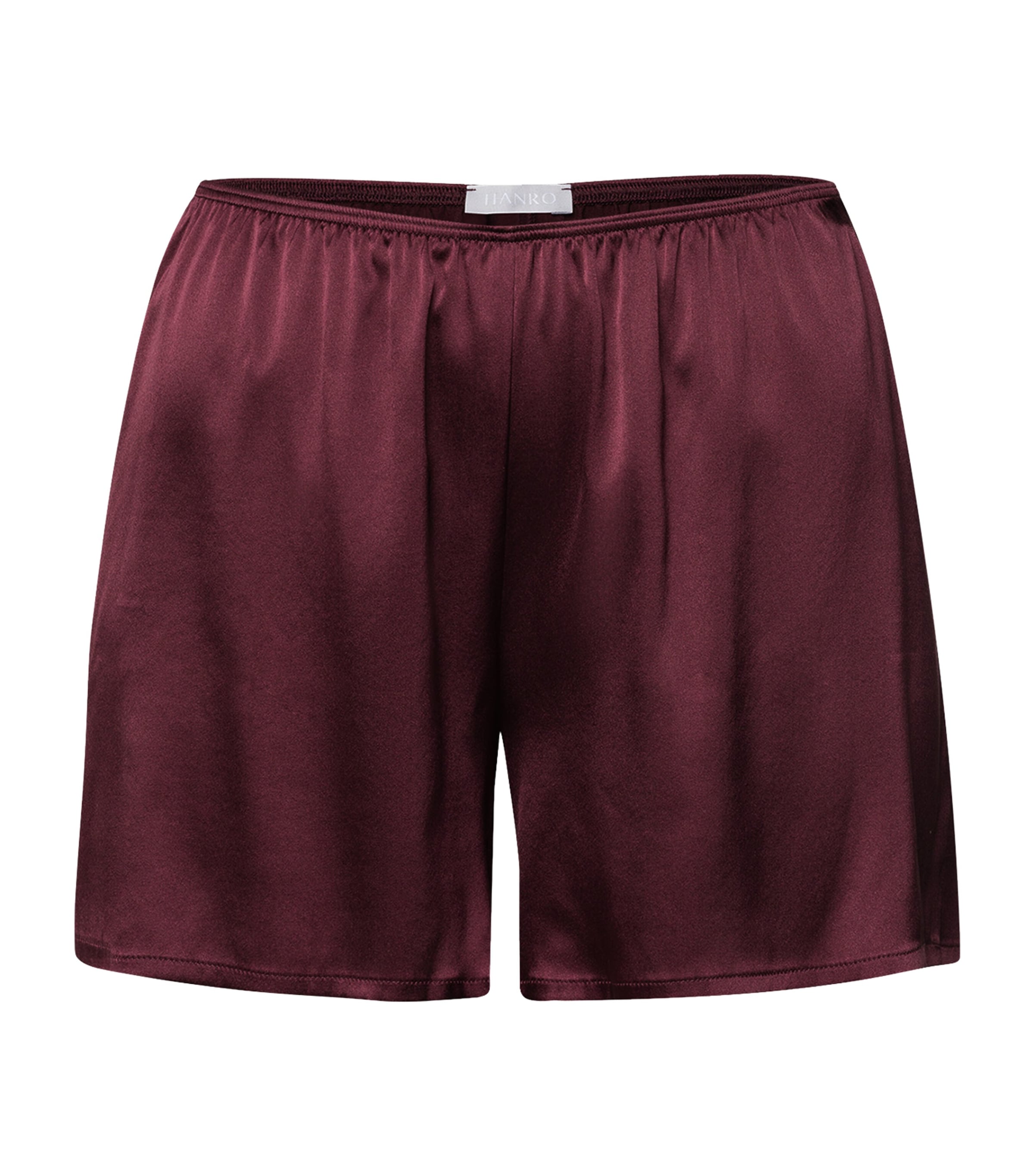 Hanro Brown Stretch-Silk Grand Central Shorts