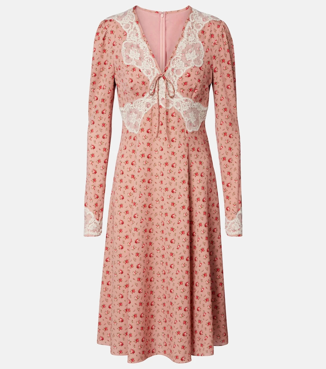 Dolce&Gabbana - Floral silk-blend midi dress
