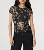 Floral Print Ellie T-Shirt ARMADA BLACK