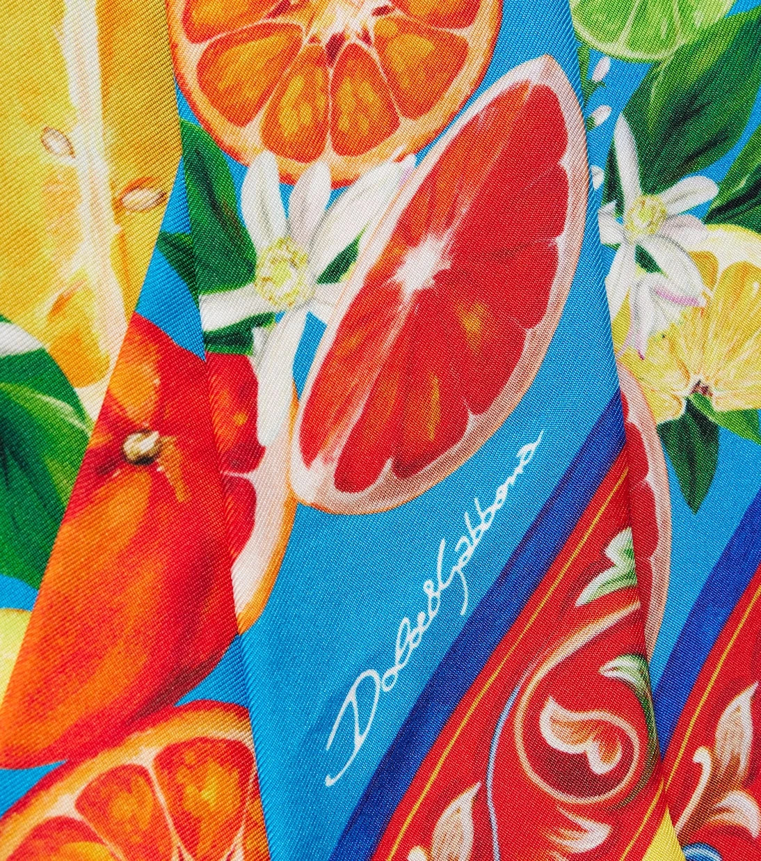 Dolce&Gabbana - Printed silk twill scarf