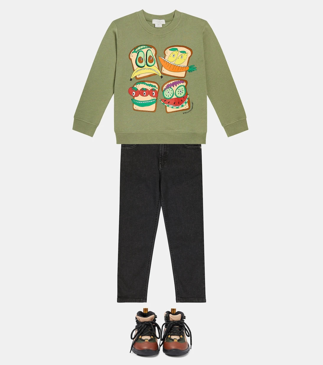Stella McCartney Kids - سويت شيرت قطني مطبوع