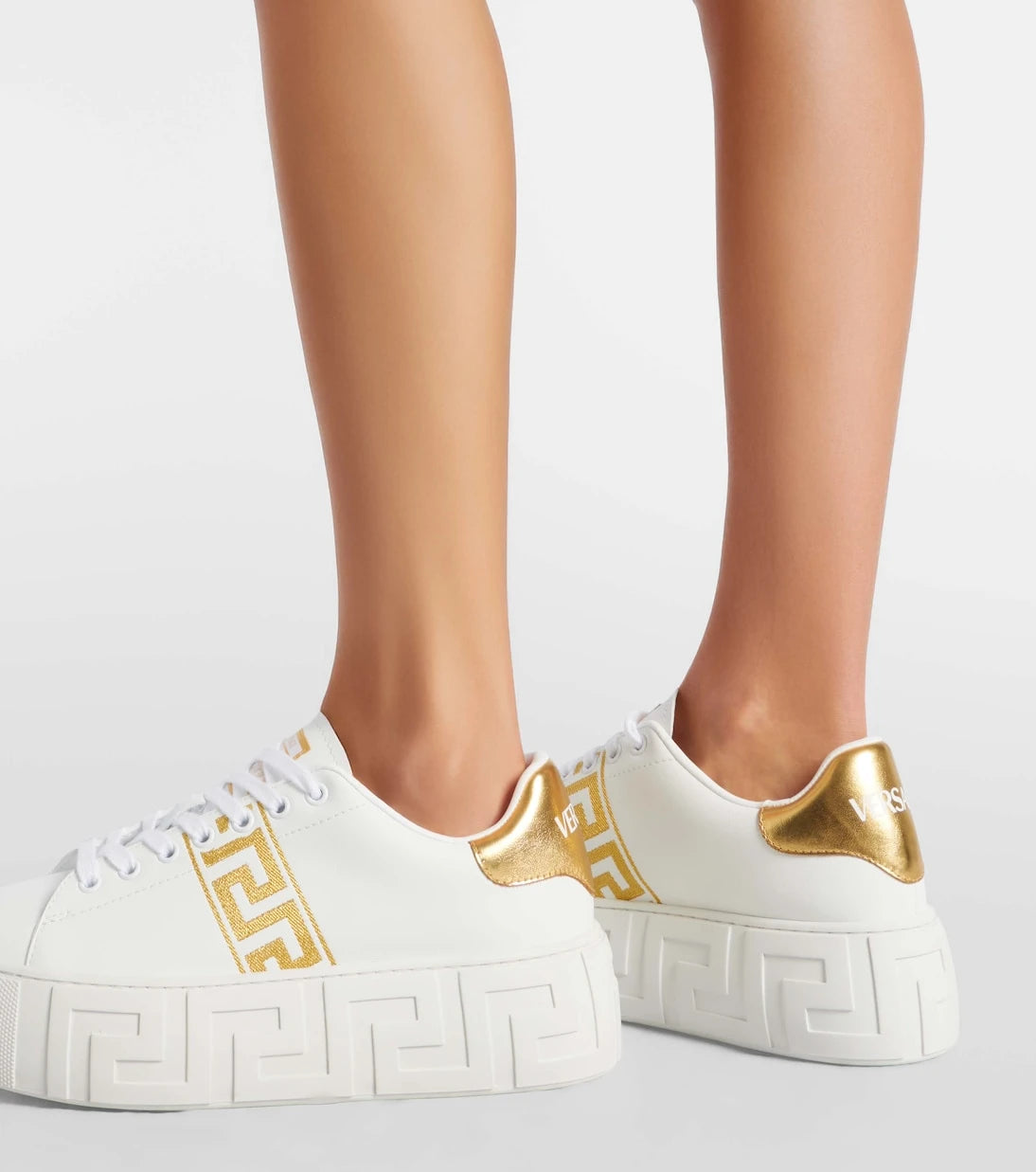 Versace - Greca embroidered sneakers
