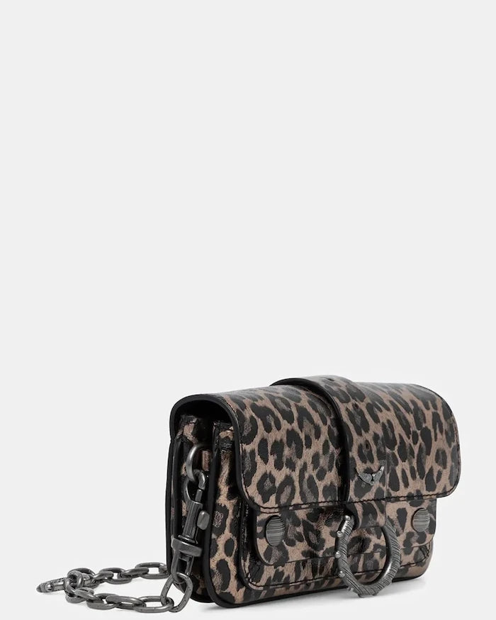 Кожена чанта ZADIG&VOLTAIRE KATE WALLET METAL LEO
