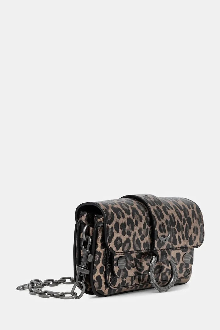 Кожена чанта ZADIG&VOLTAIRE KATE WALLET METAL LEO