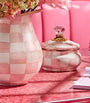 MacKenzie-Childs Rosy Check Squashed Pot (12cm)