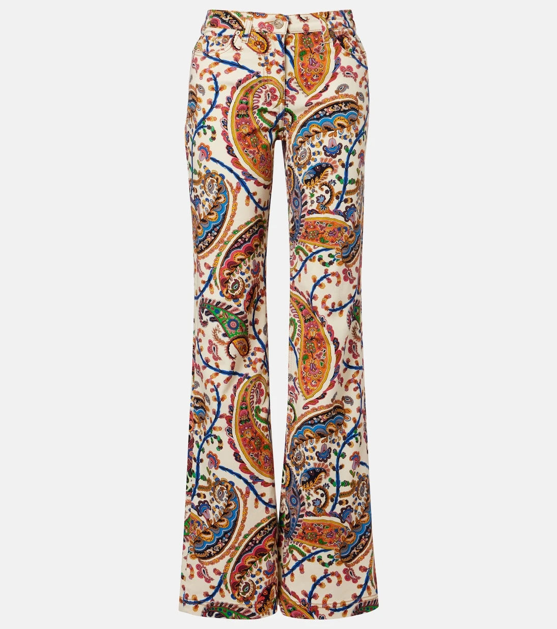 Etro - High-rise bootcut jeans