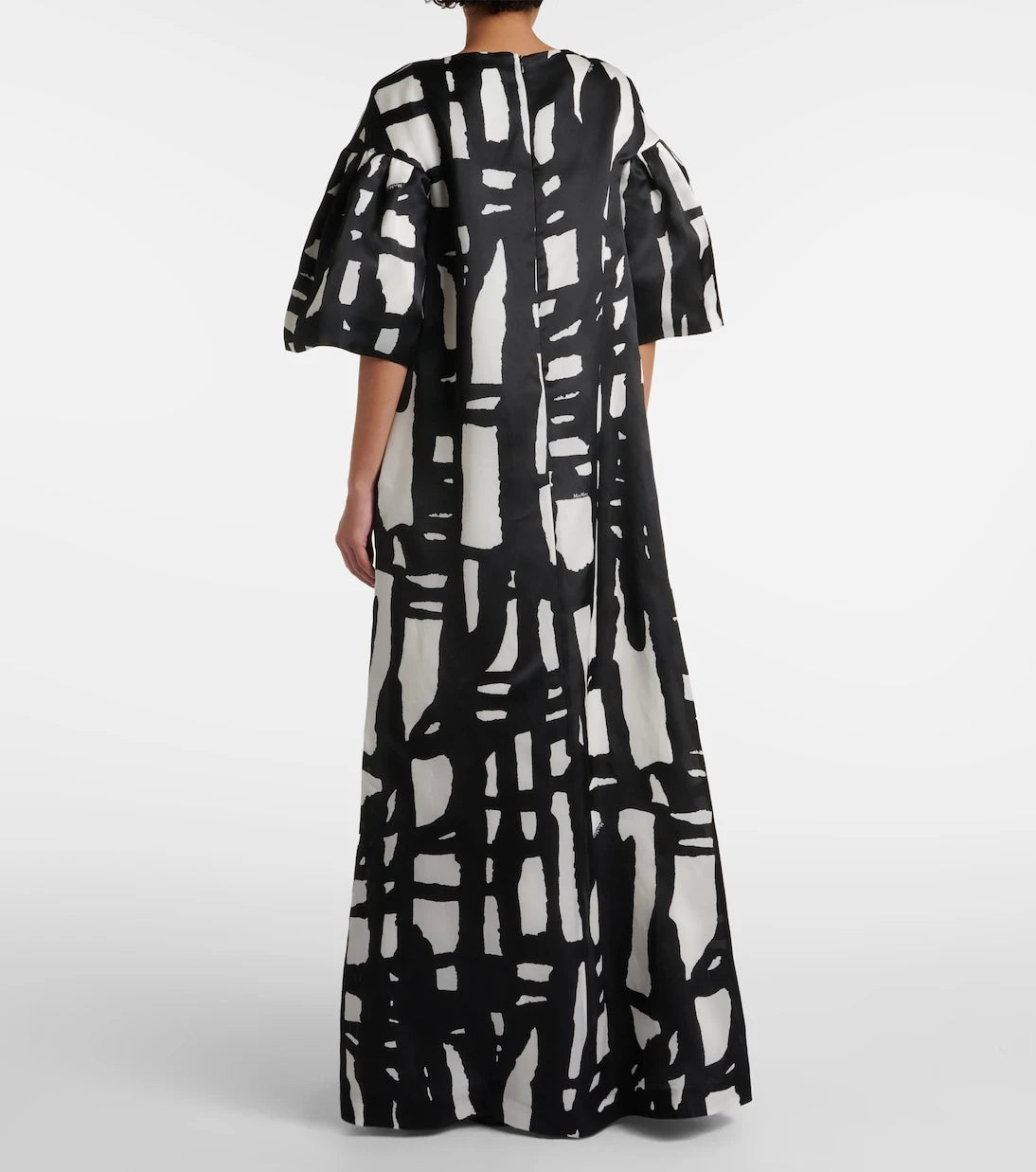 Max Mara - Printed silk organza gown