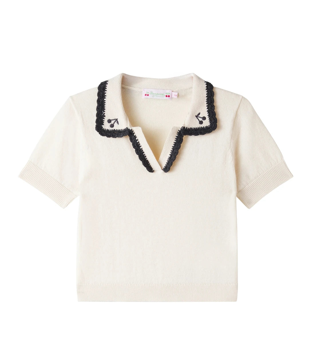 Bonpoint - Lisette wool and cotton polo shirt