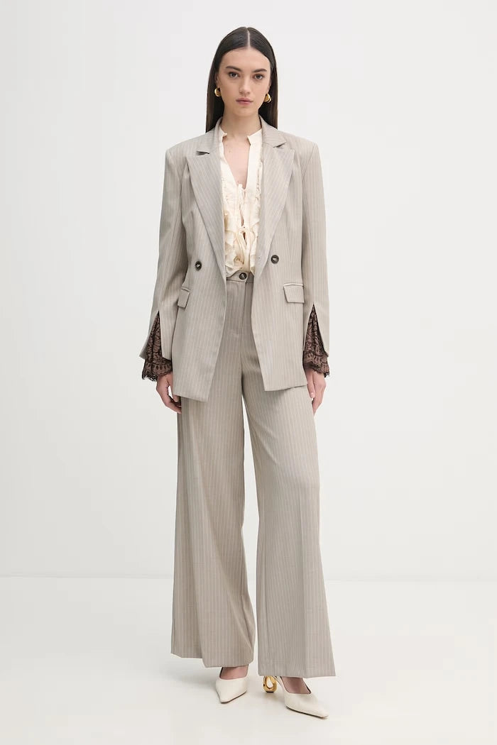 Haveone kadın çift düğmeli blazer ceket