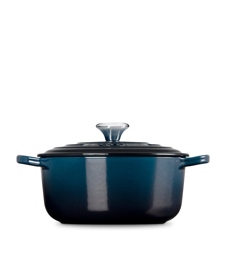 Enamelled Cast Iron Round Casserole Dish (20cm)