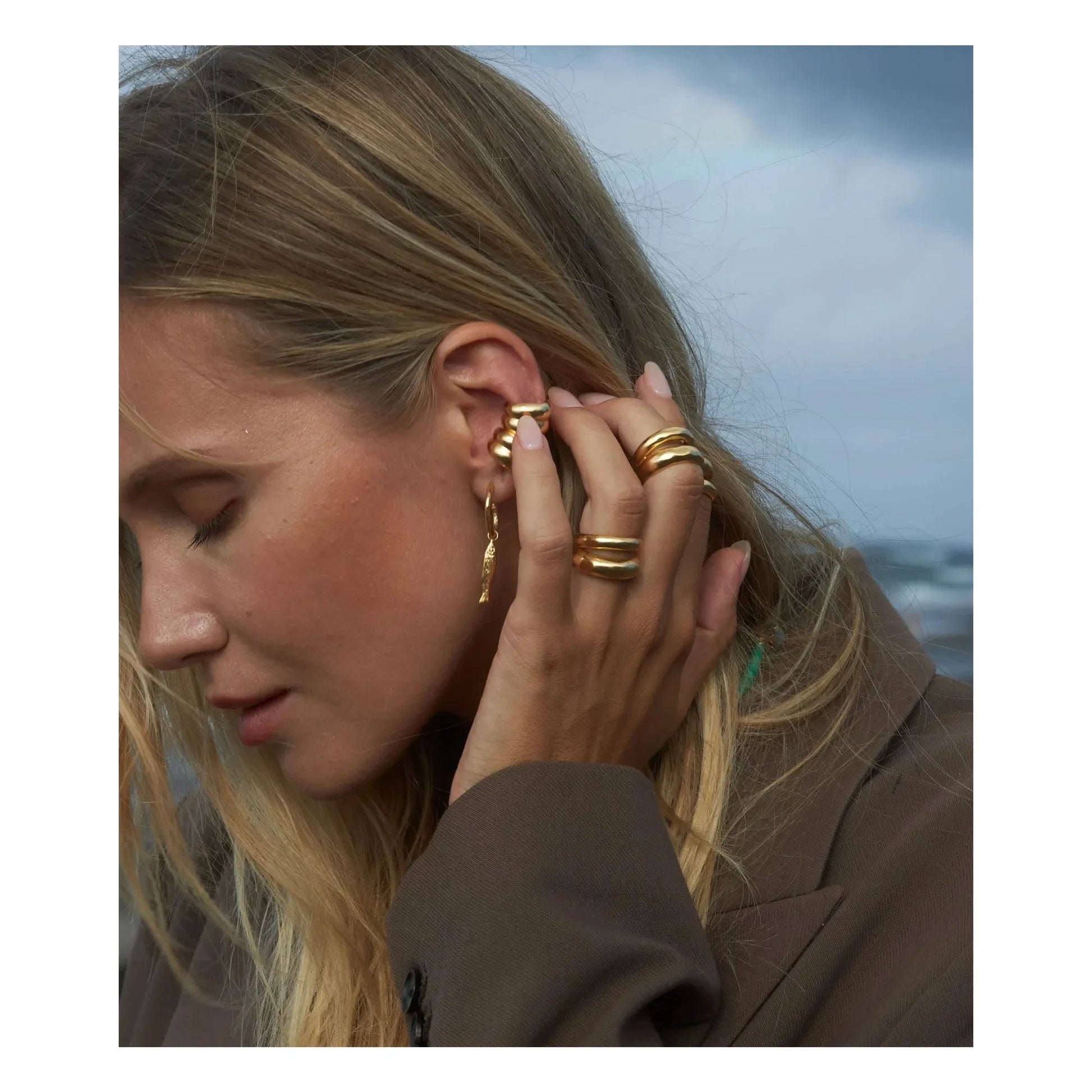 MIMI ET TOI - Riva Earrings | Gold