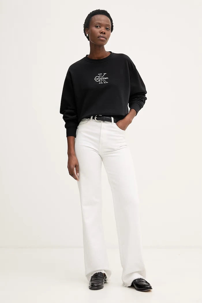 Calvin Klein Jeans суичър дамски от памук