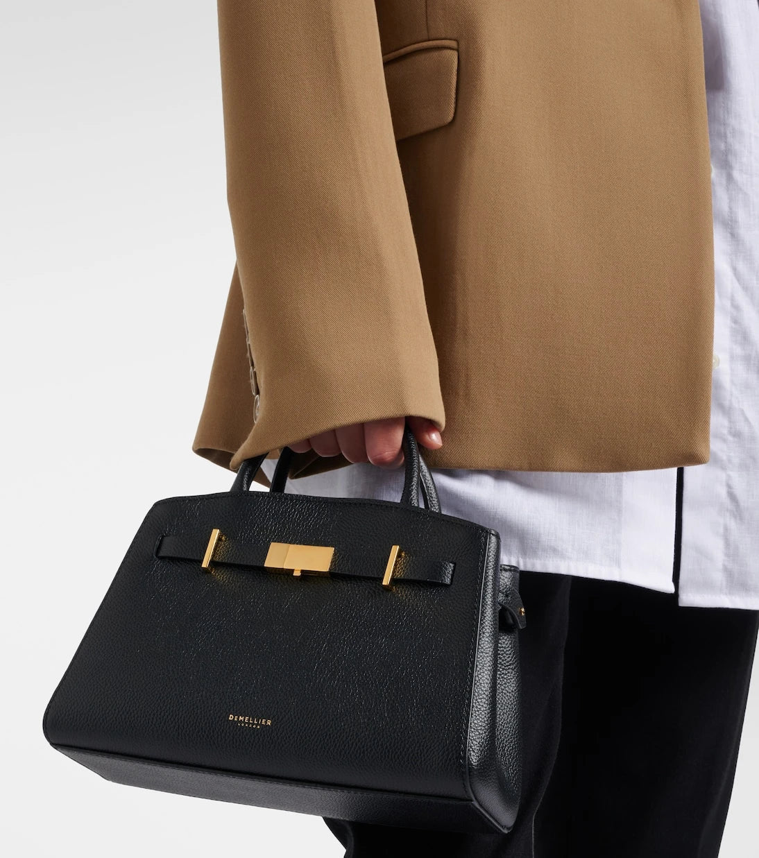 DeMellier - Hudson Small leather top-handle bag