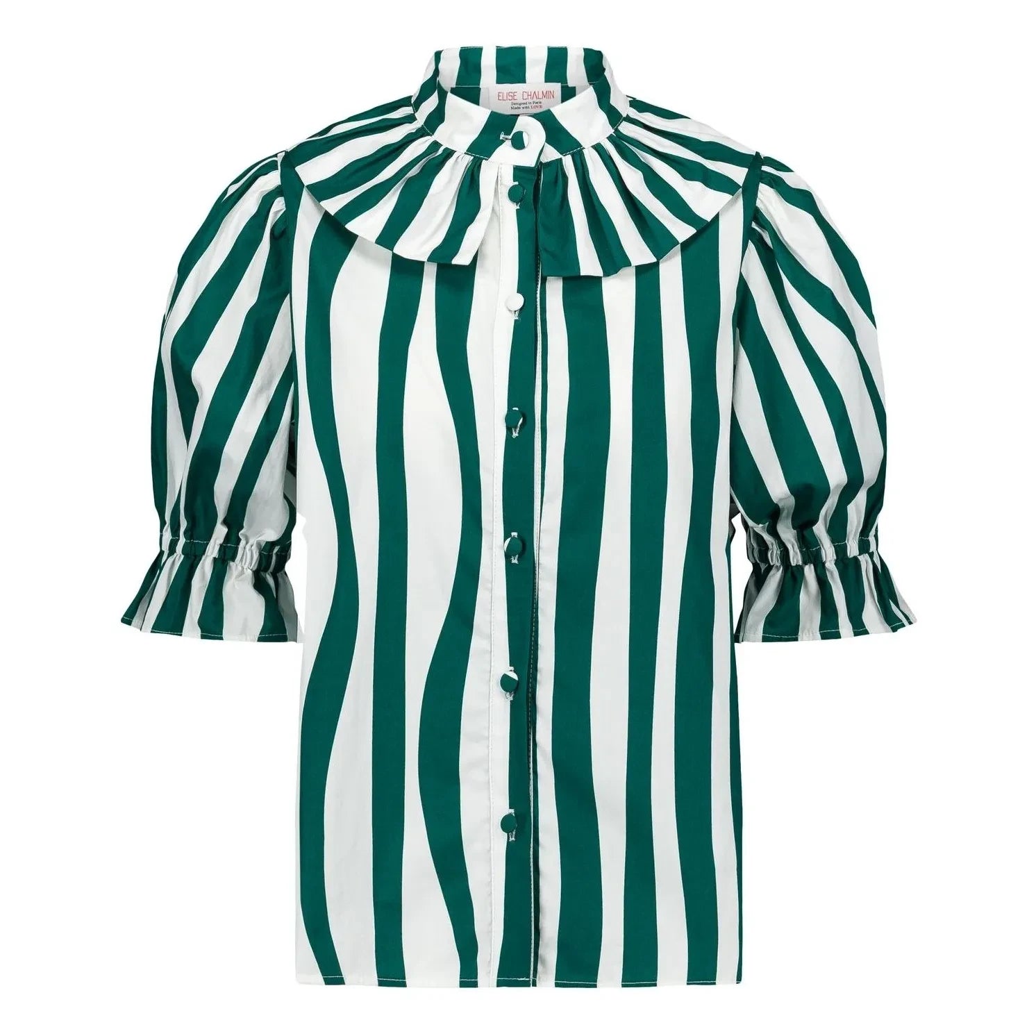 Elise Chalmin - Coline Cotton shirt | Green