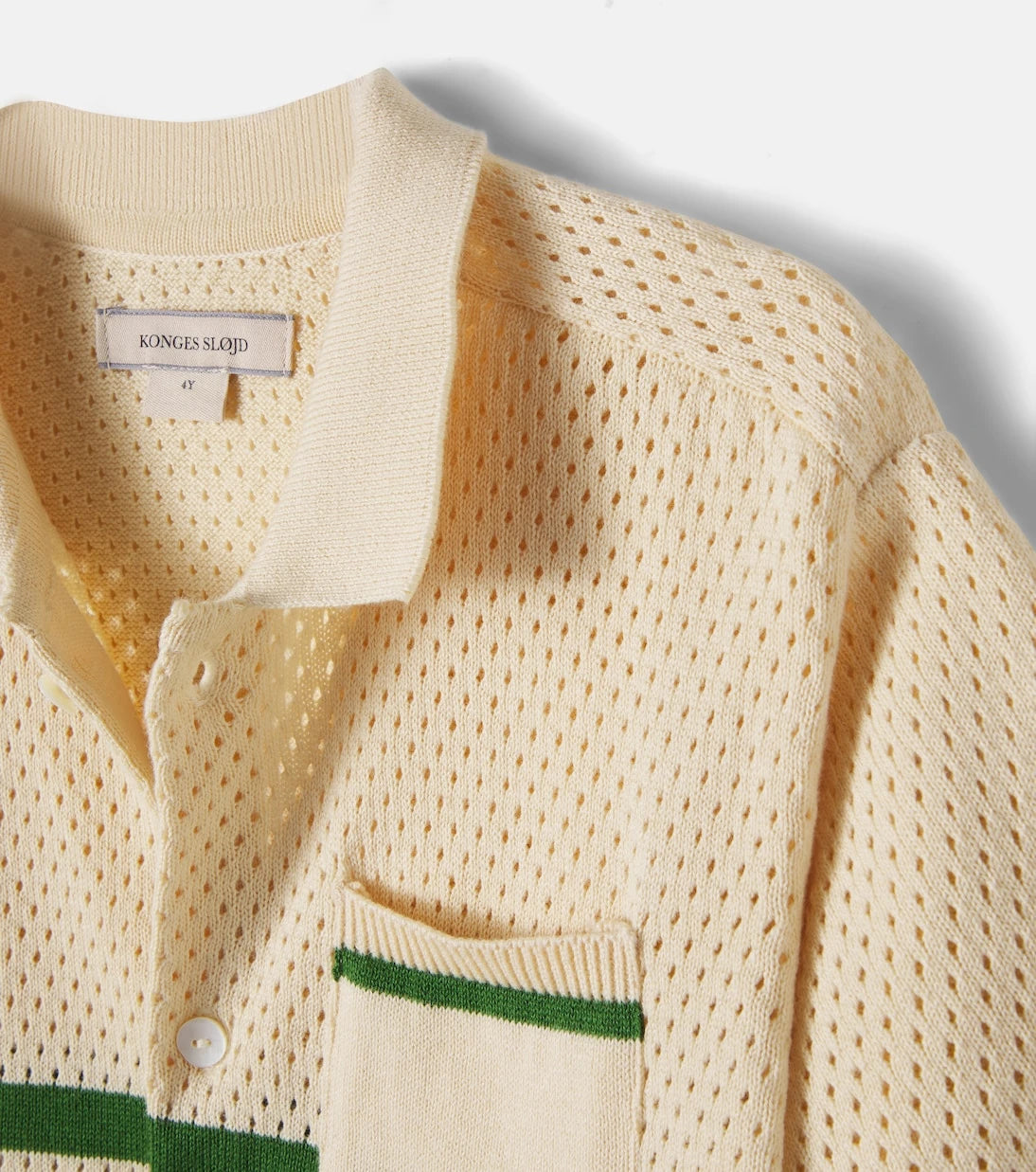 Konges Sløjd - Hai knitted striped cotton shirt