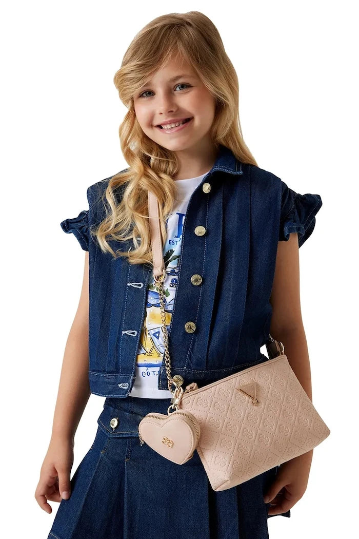 Детска дънкова риза Guess