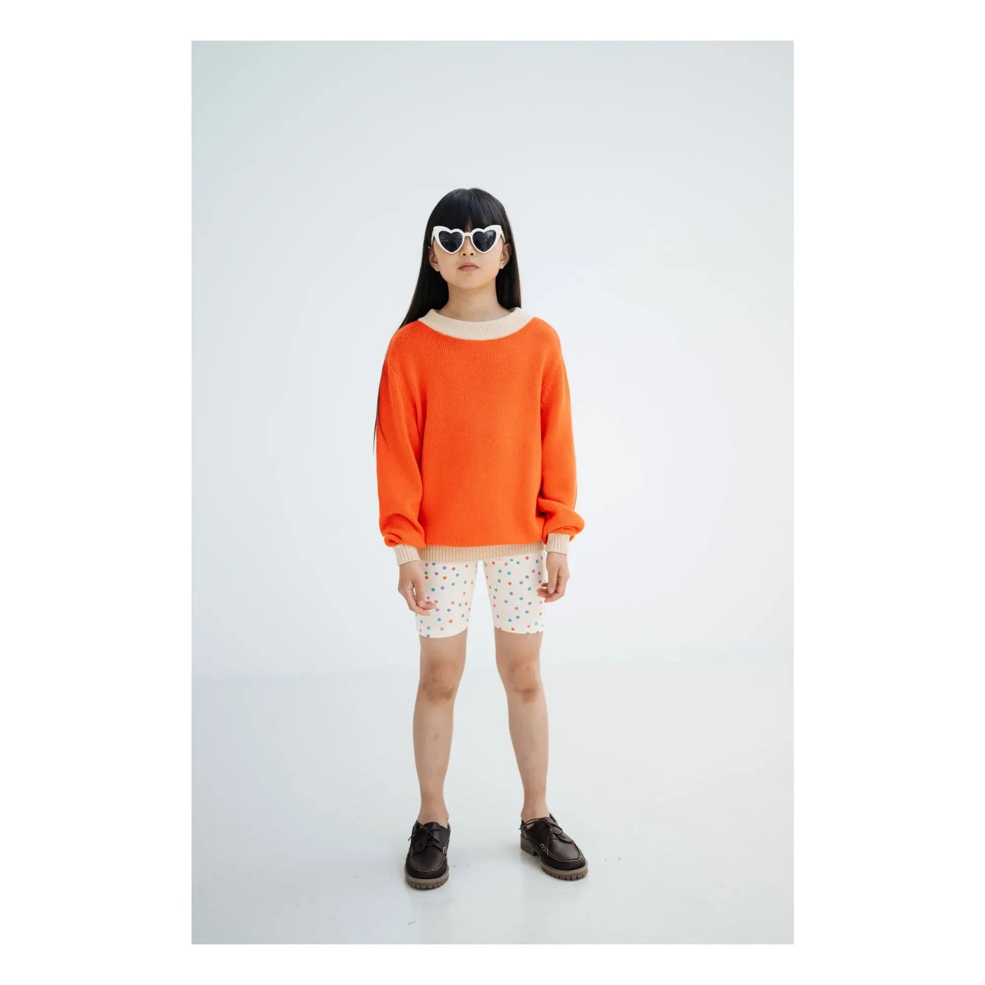 Repose AMS - Cycling shorts Polka dots Recycled fiber | Ecru