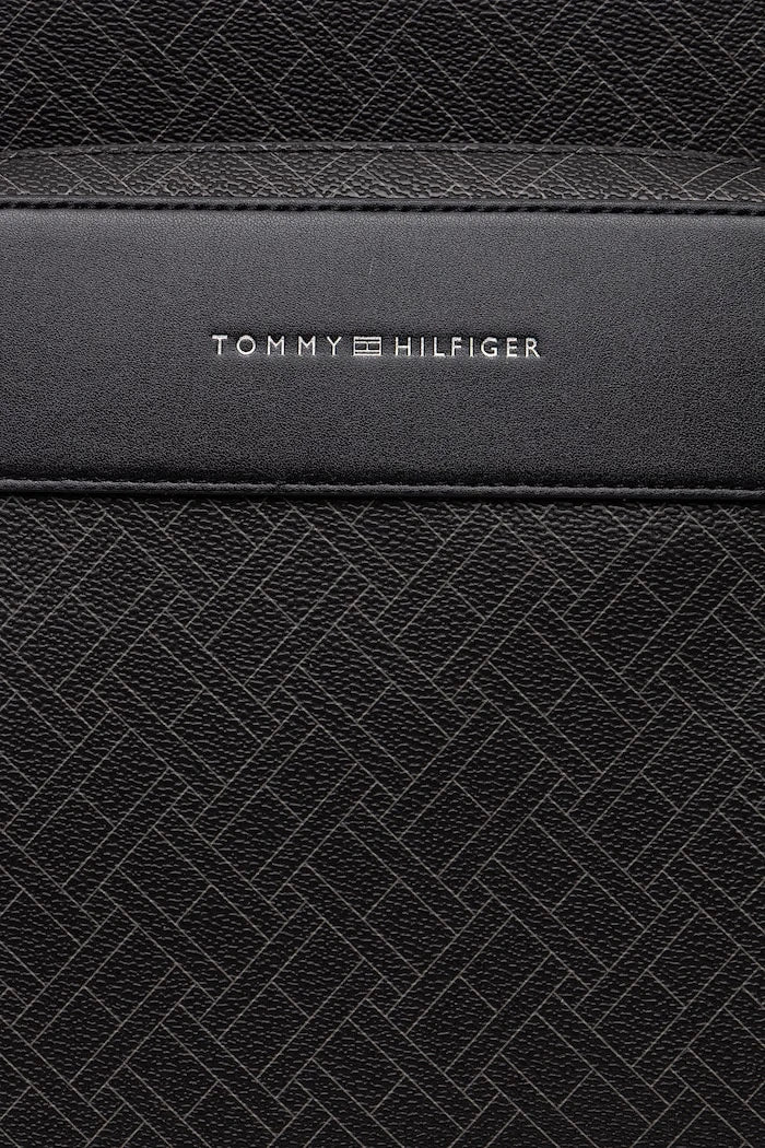 Tommy Hilfiger erkek suni deri şehir sırt çantası