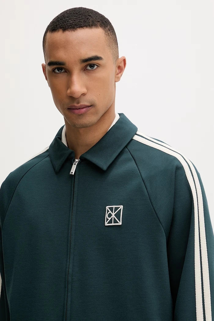 Calvin Klein fermuarlı erkek modal sweatshirt