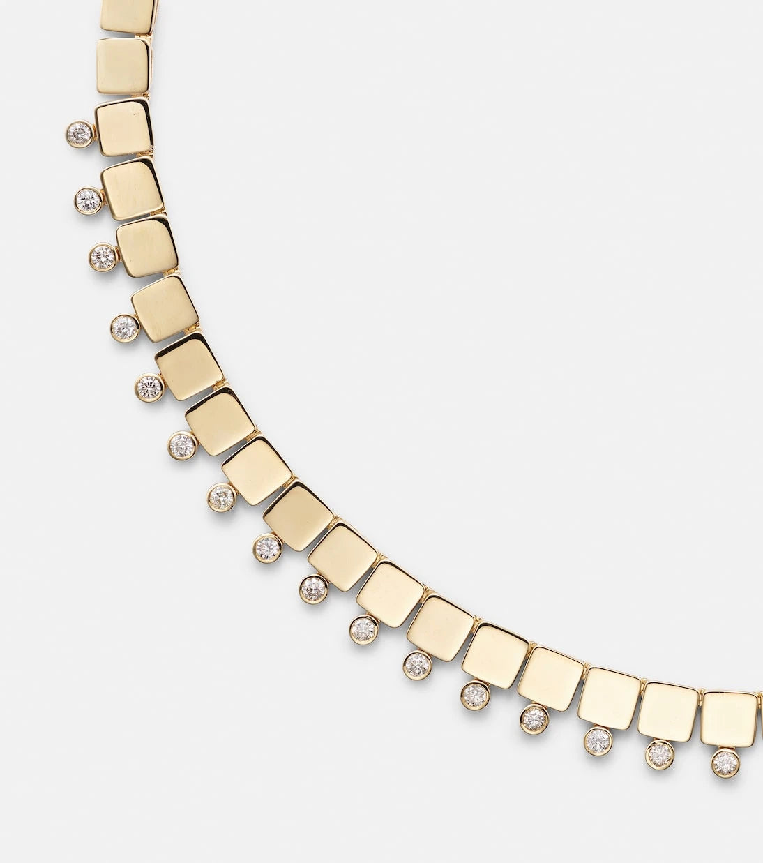 Ileana Makri - 18kt gold necklace with diamonds