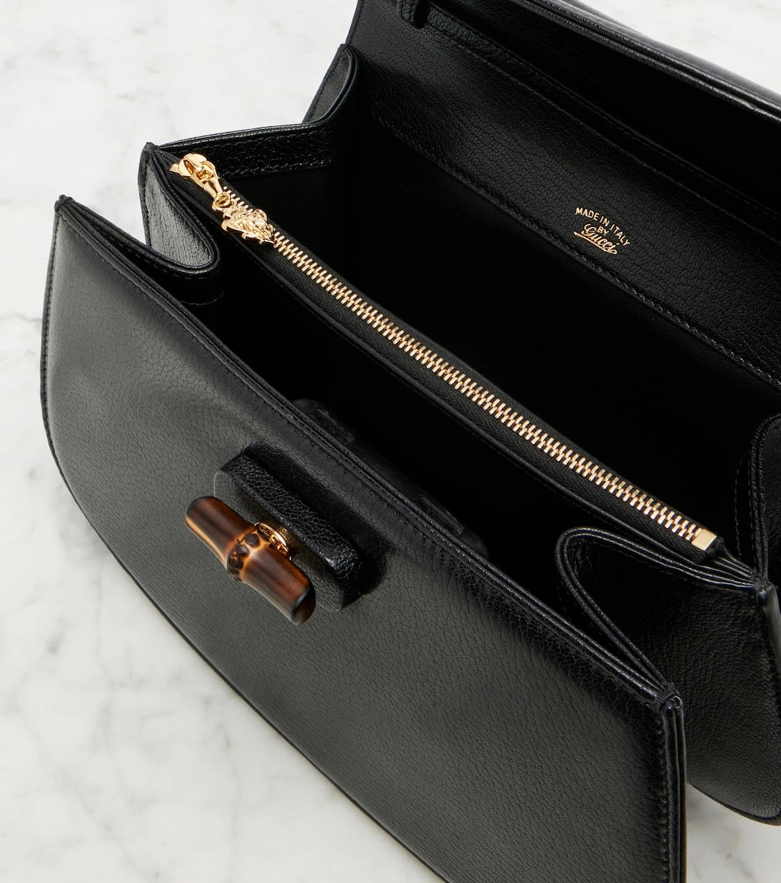 Gucci - Bamboo Small leather crossbody bag