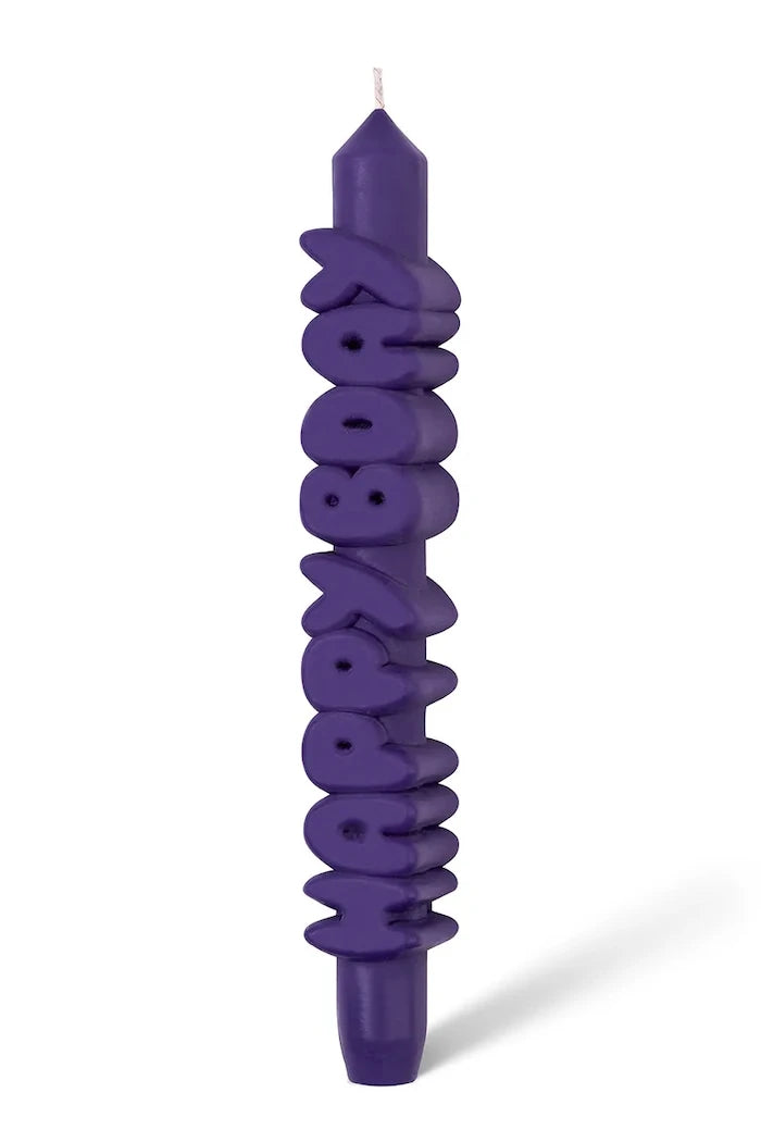 Dekoratif Mum CandleHand Happy Birthday 23 cm