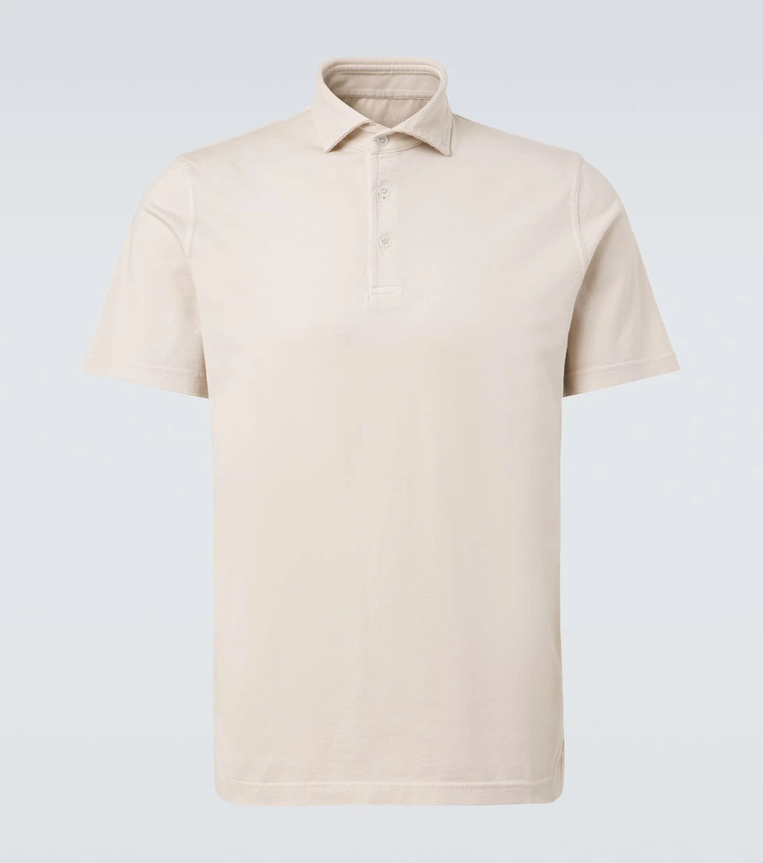 Fedeli - Cotton jersey polo shirt