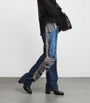 Stella McCartney Blue Chain Tassel Straight-Leg Jeans