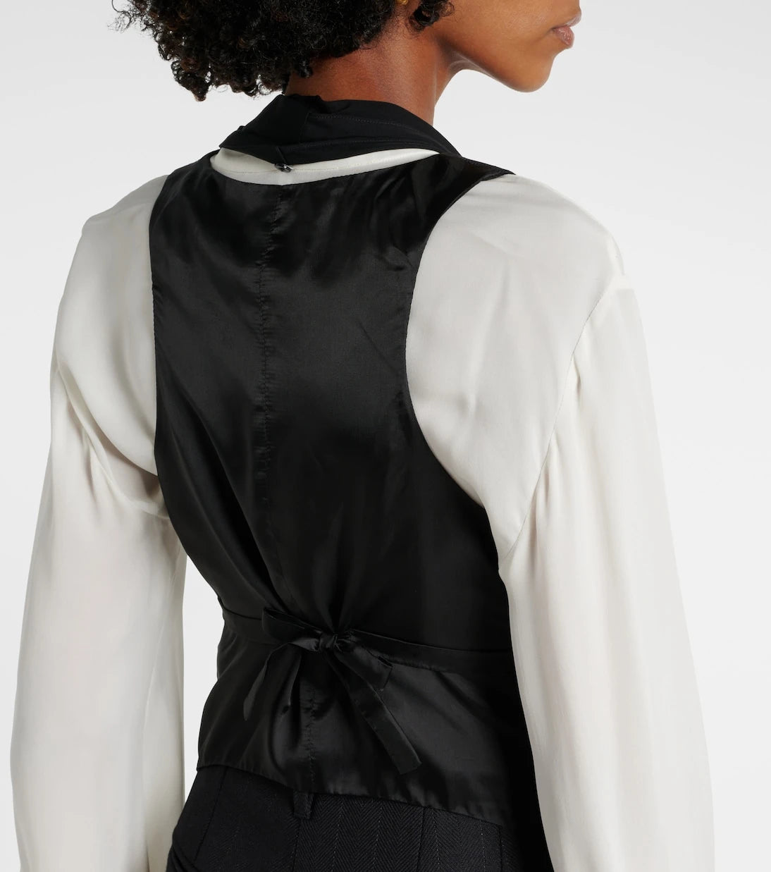 Dorothee Schumacher - Modern Sophistication pinstripe wool vest