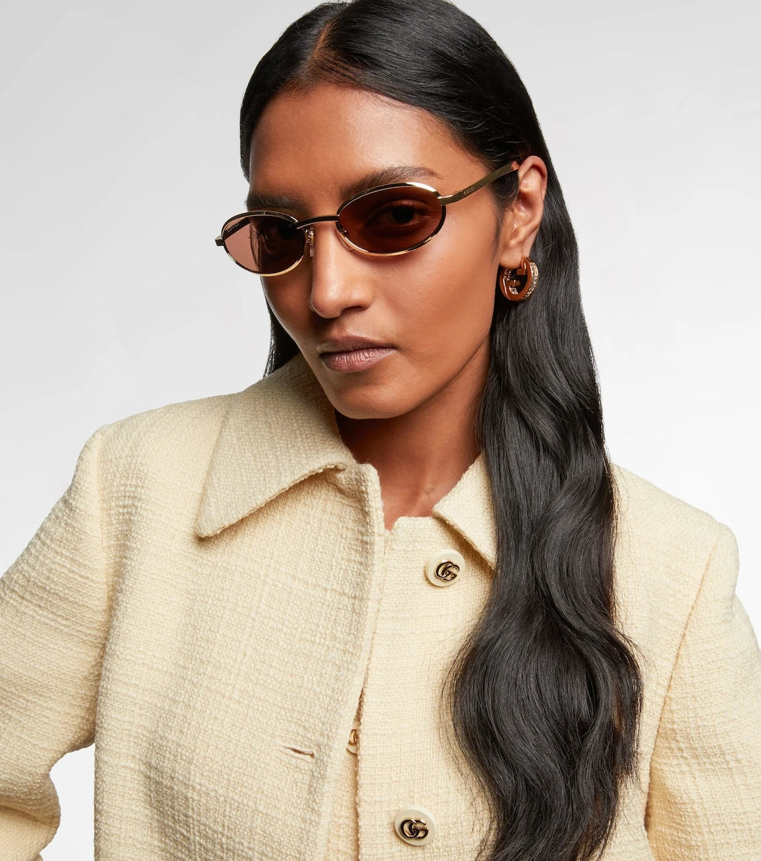 Gucci - Rodeo Drive oval sunglasses