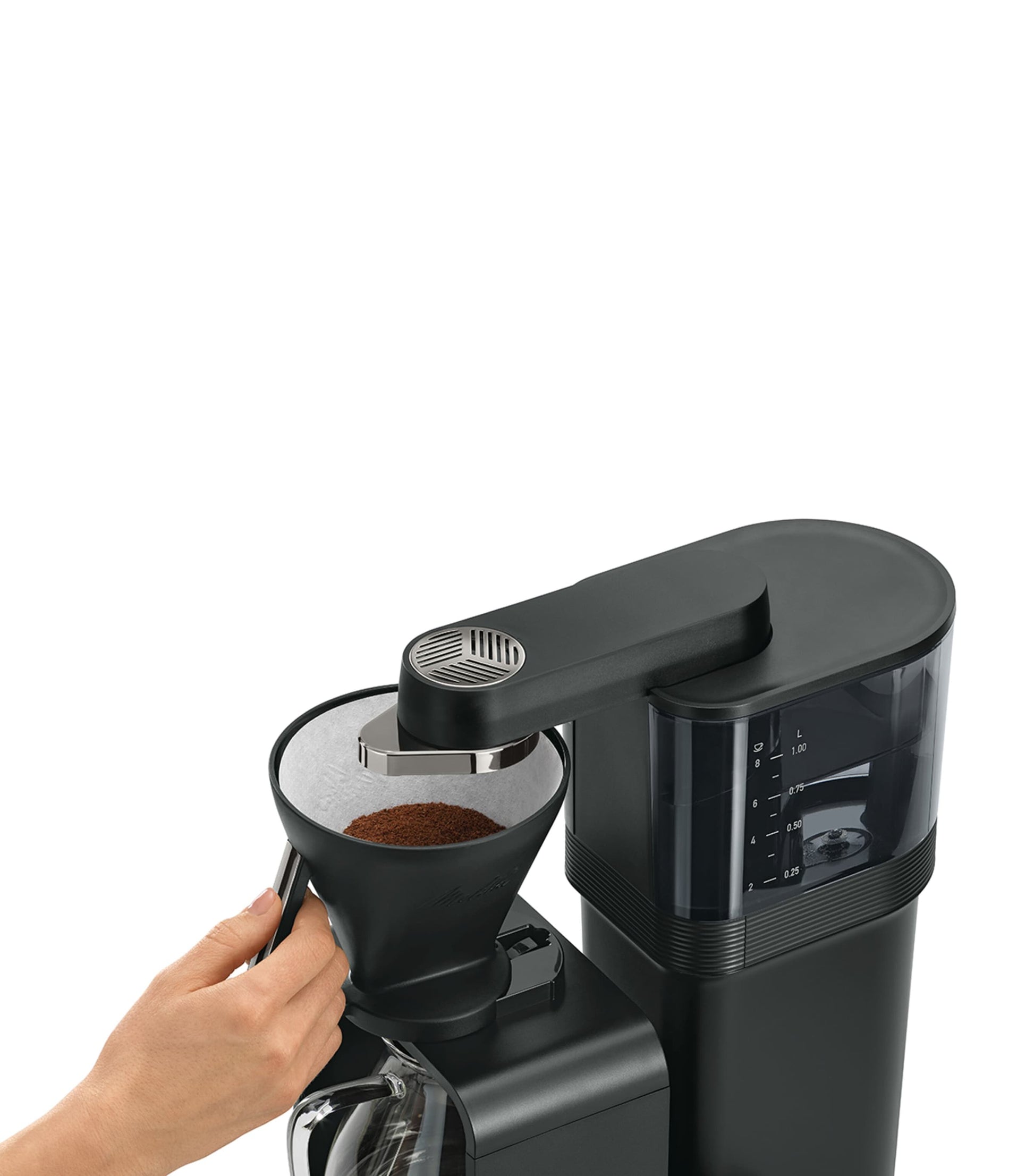 Melitta EPOUR Chrome Coffee Machine