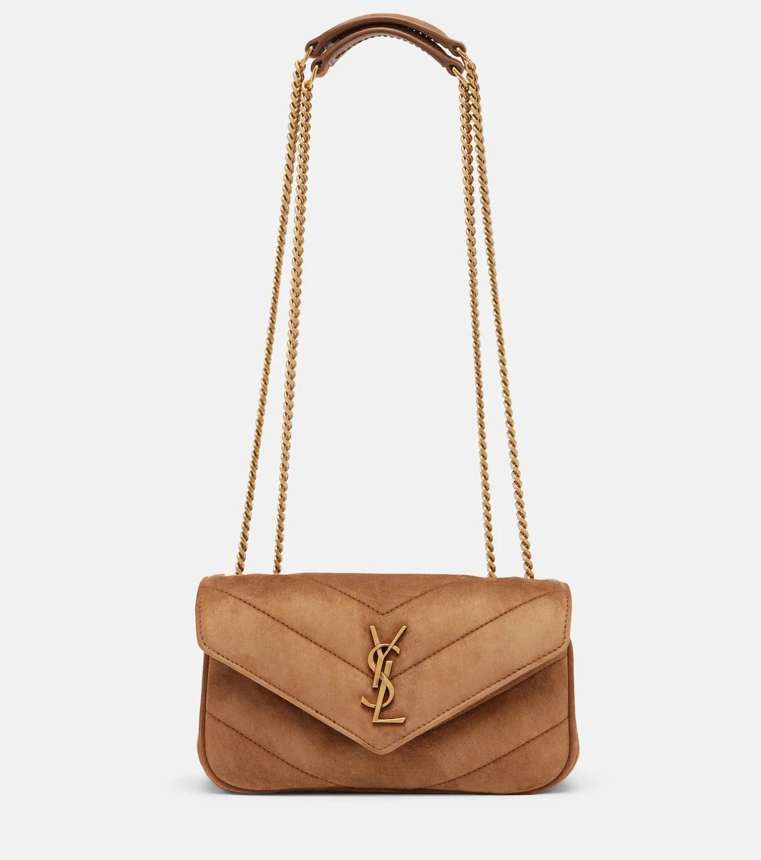 Saint Laurent - Loulou Mini suede shoulder bag