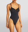Skims Black Seamless Sculpt Thong Bodysuit