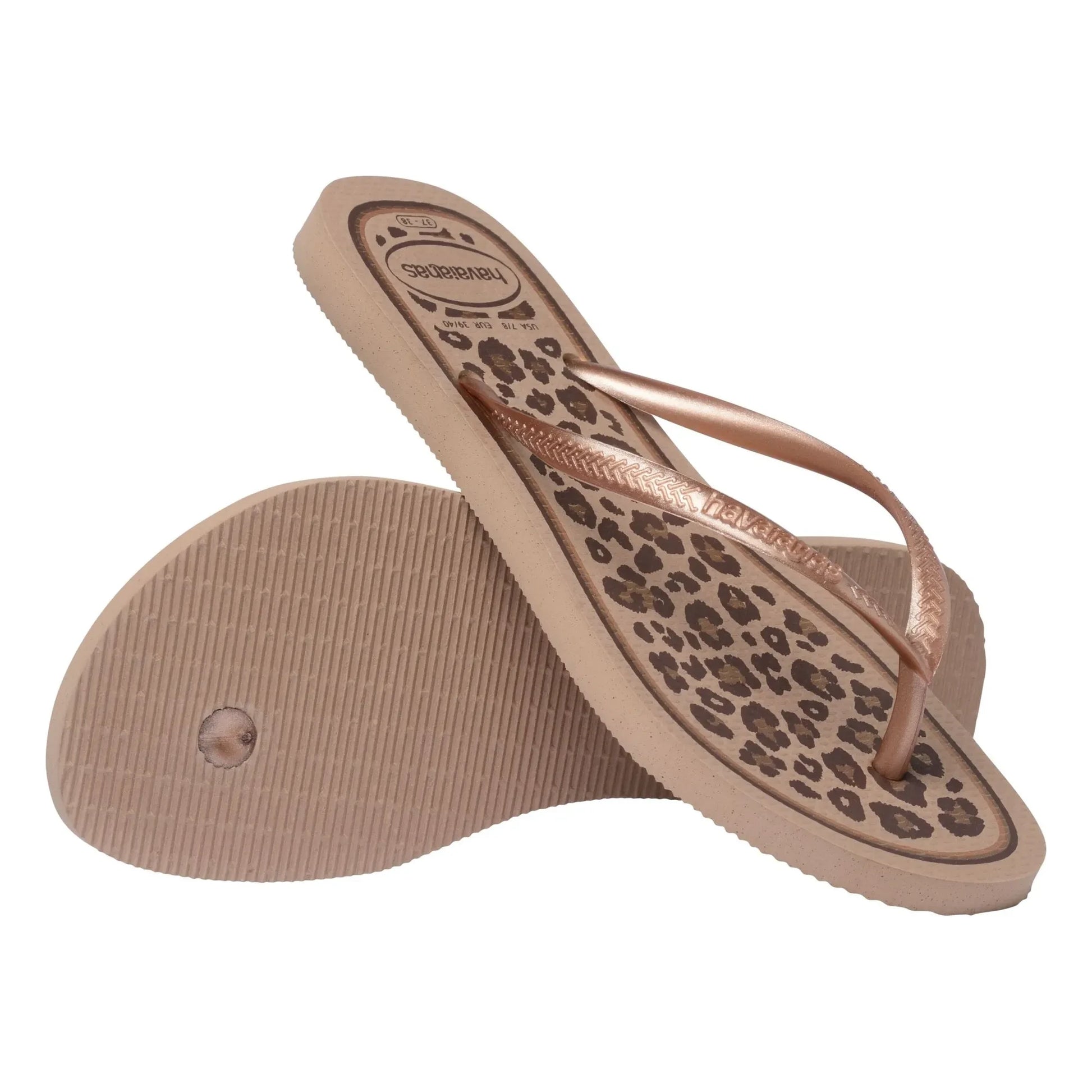Havaianas - Slim Animals flip-flops | Pink Gold