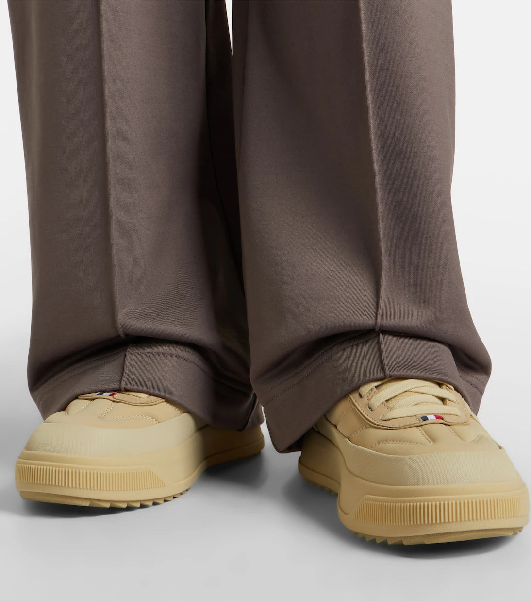 Moncler - Altive leather-trimmed sneakers