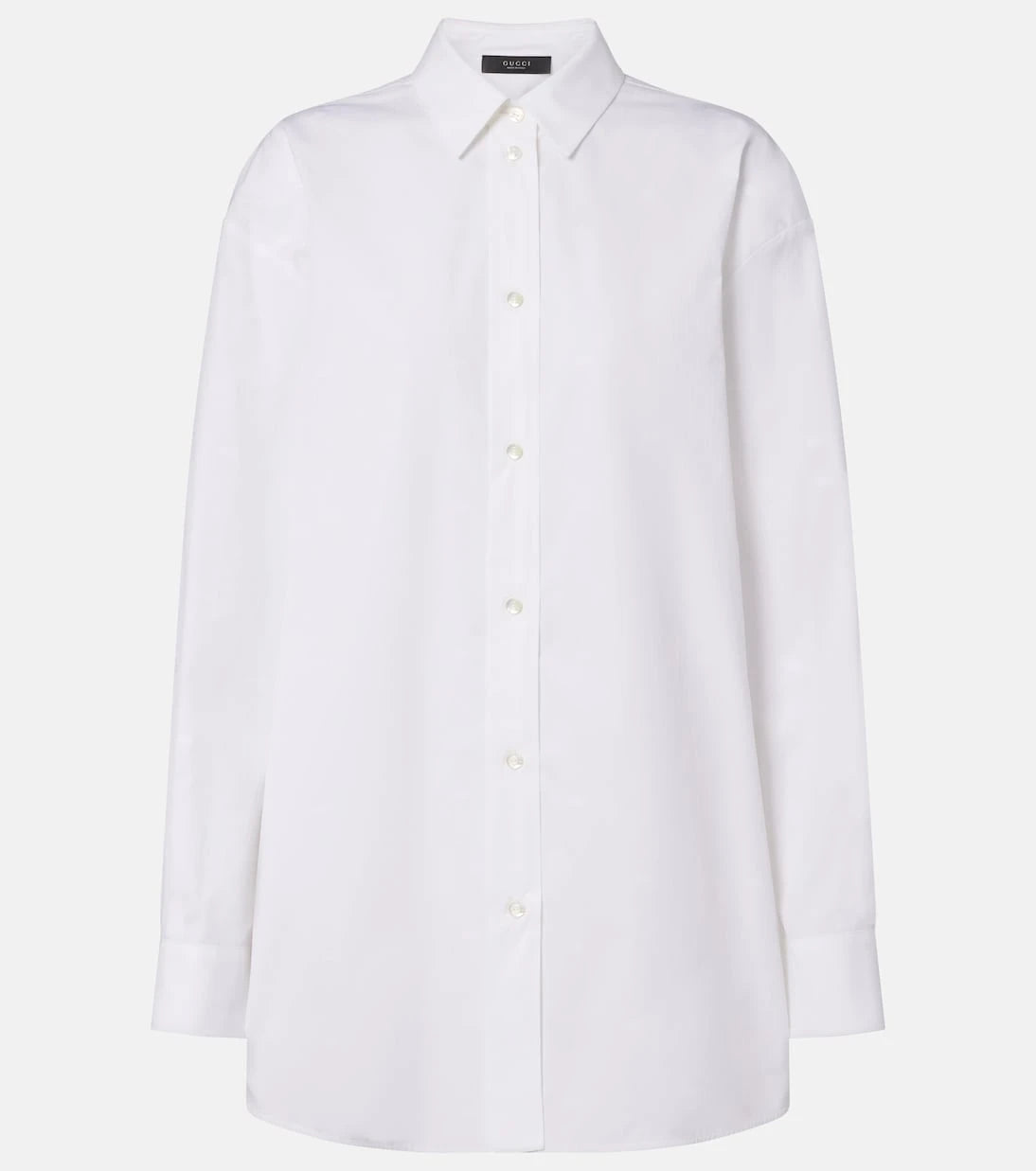 Gucci - GG checked cotton poplin shirt