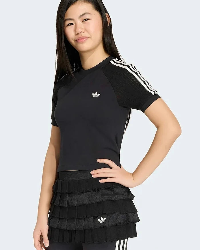 adidas Originals тениска за деца от памук с еластан