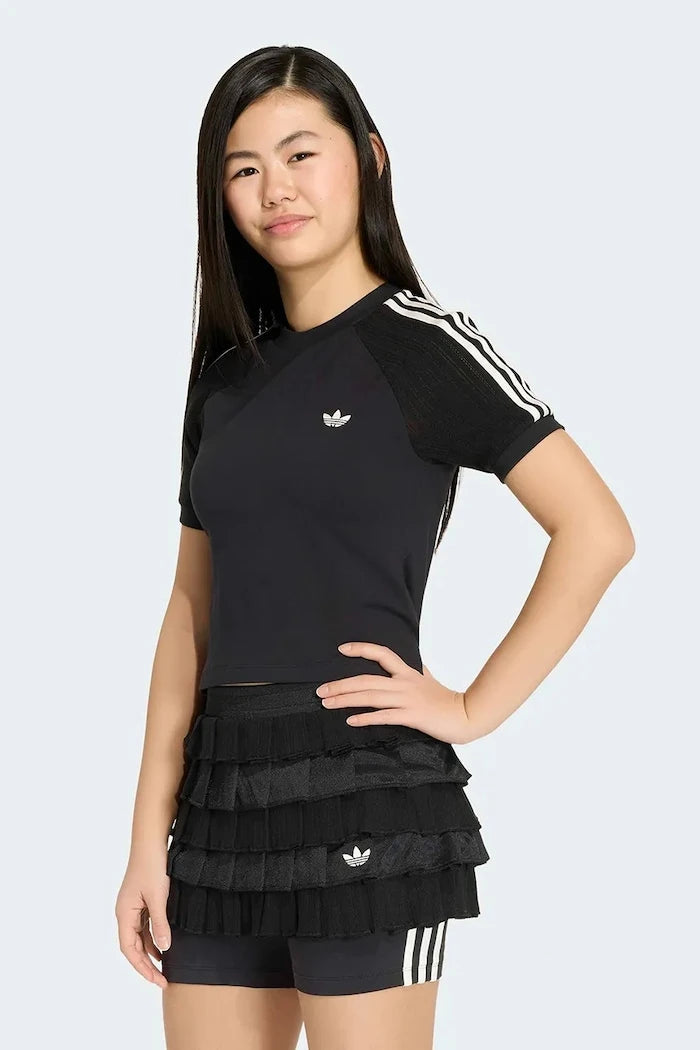 adidas Originals çocuklar için pamuk ve elastan tişört